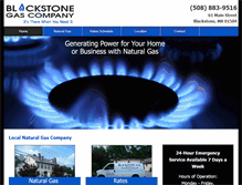 Tablet Screenshot of blackstonegas.com